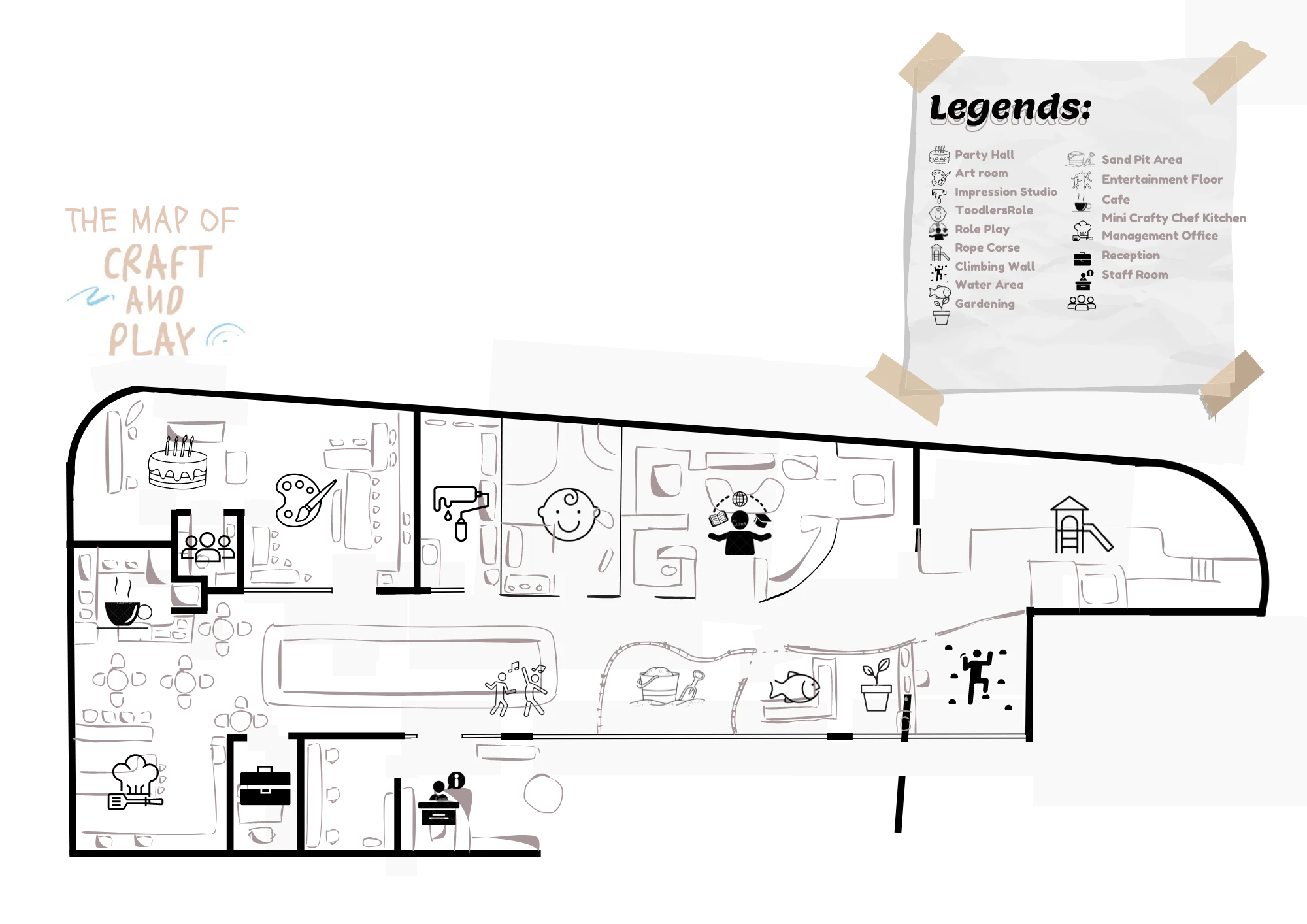 Craft and Play Floor Plan